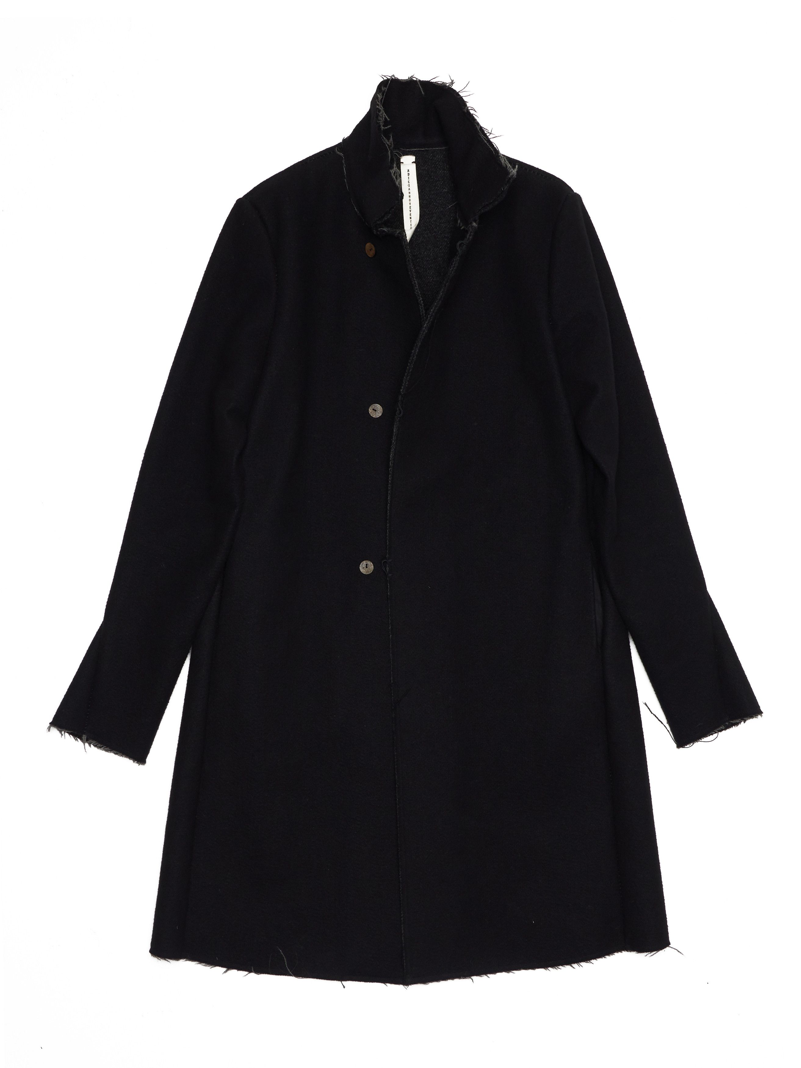 image of A Diciannoveventitre x A1923 Black Wool Coat, Men's (Size Medium)