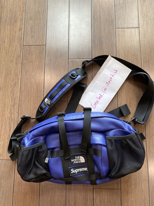 Supreme the north face shop leather mountain waist bag