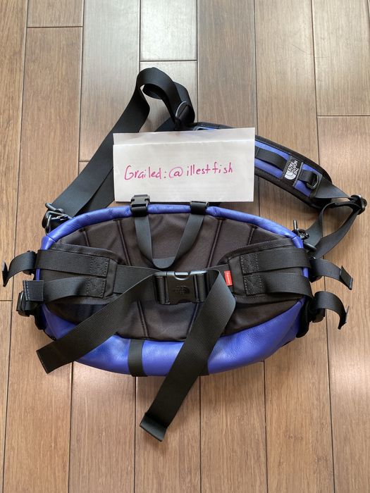 Supreme the north face leather mountain waist outlet bag