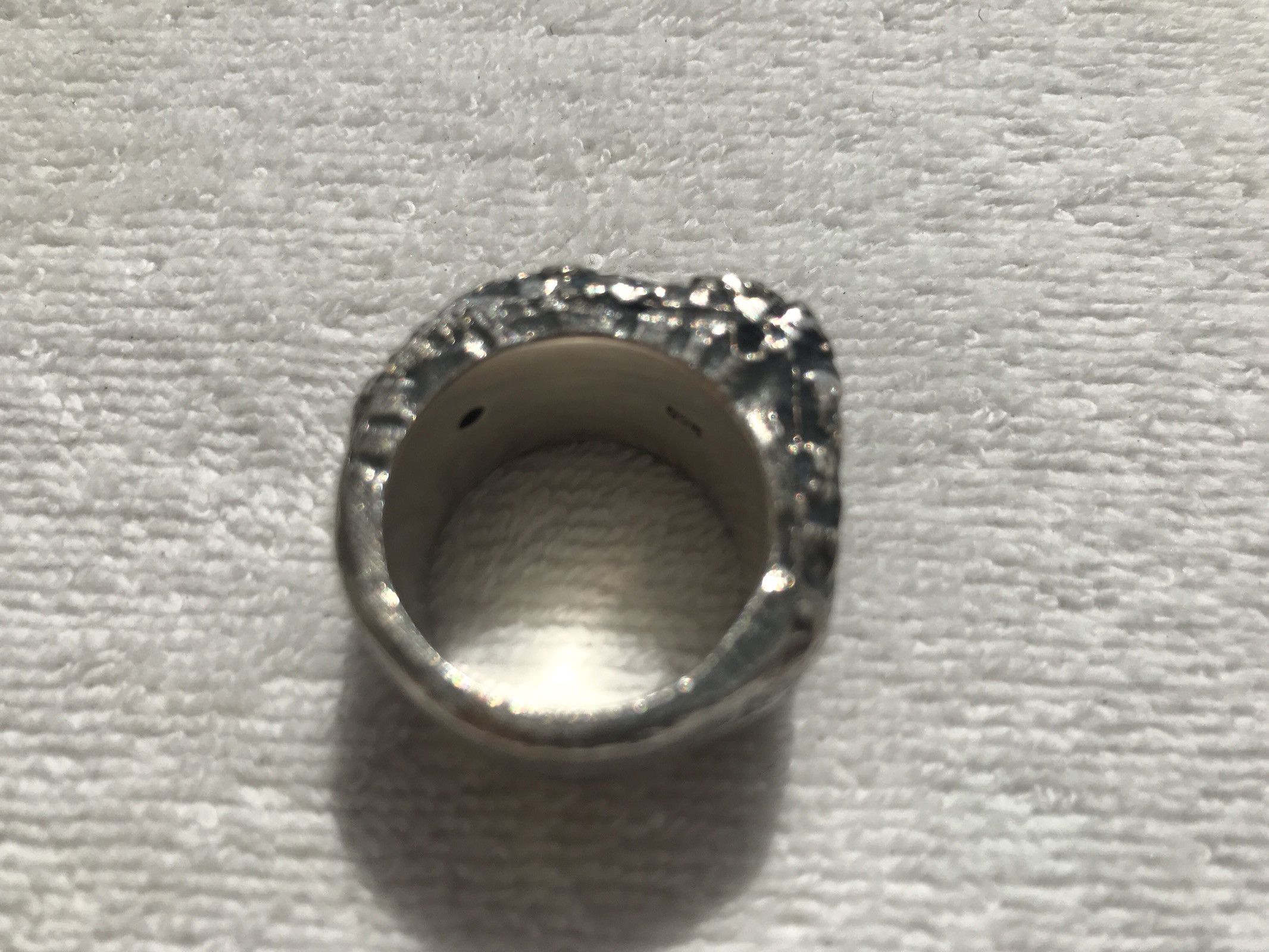Stone Silver Ring | Size US 12 - Japanese 22 | UK “X”