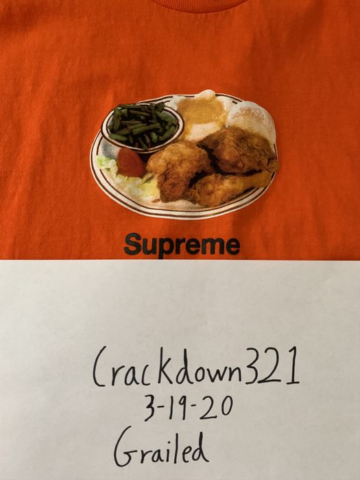 Supreme Chicken Dinner Tee | Grailed