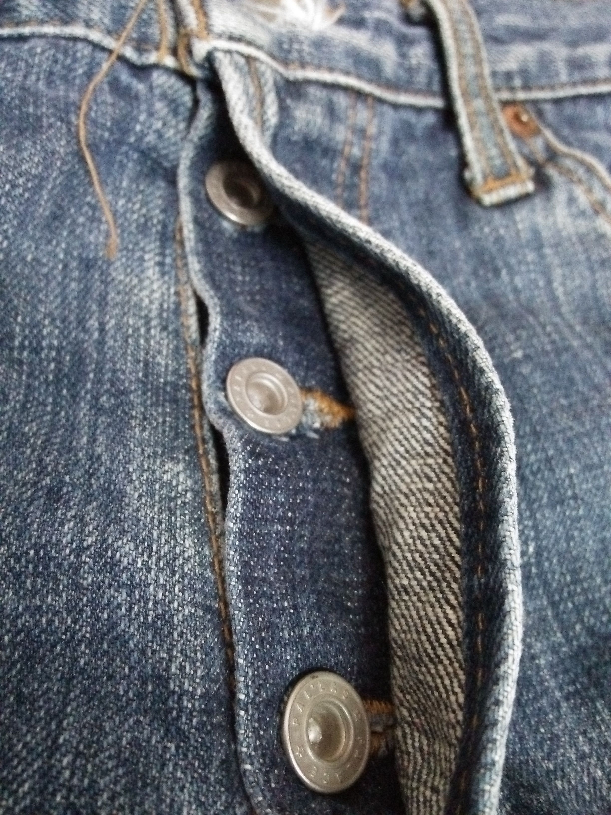 Palace PALACE PALLAS SELVEDGE DISTRESSED DENIM (B162) Size US 32 / EU 48 - 8 Thumbnail