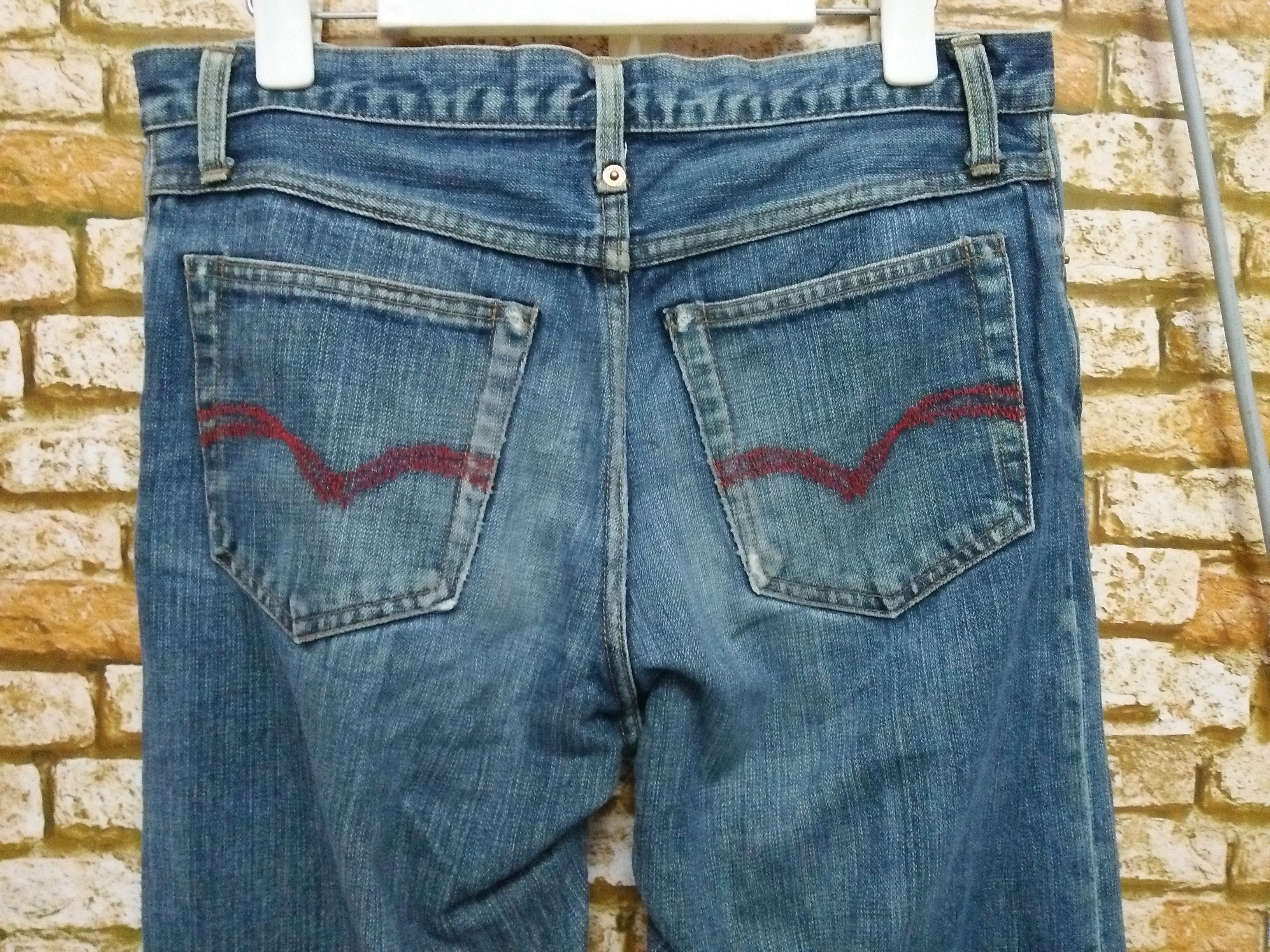 Palace PALACE PALLAS SELVEDGE DISTRESSED DENIM (B162) Size US 32 / EU 48 - 4 Thumbnail