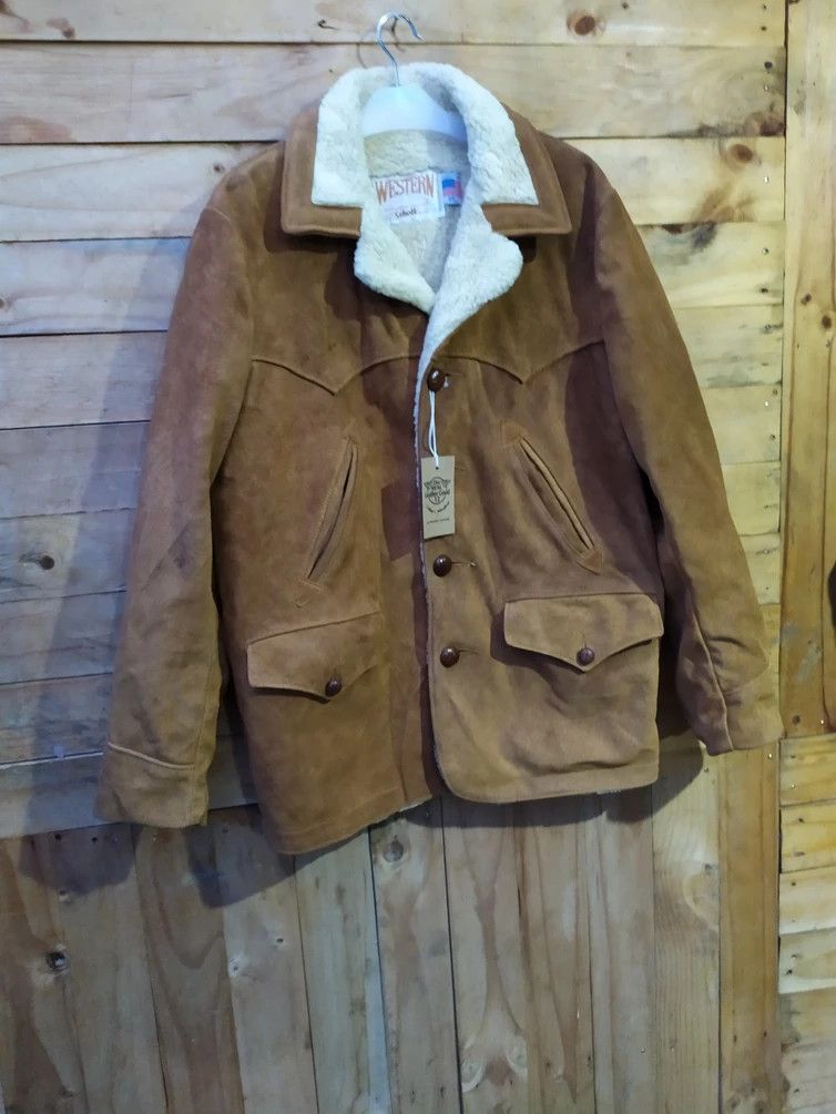 Schott SCHOTT NYC 359 WESTERN LEATHER SUEDE STYLING JACKET Size US M / EU 48-50 / 2 - 5 Thumbnail