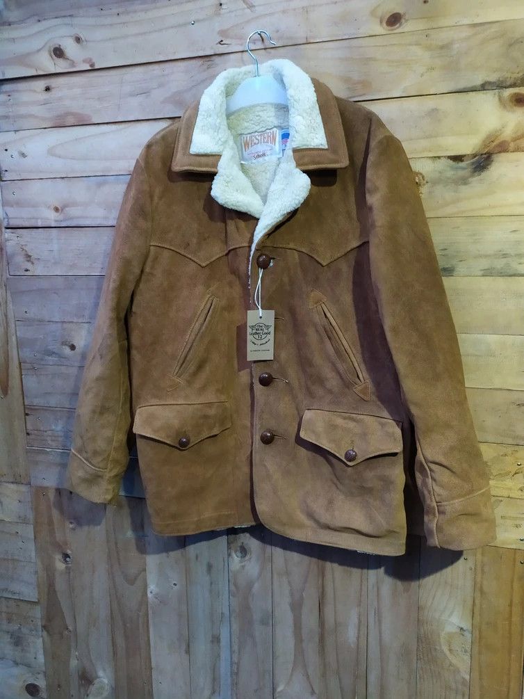 Schott SCHOTT NYC 359 WESTERN LEATHER SUEDE STYLING JACKET Size US M / EU 48-50 / 2 - 6 Thumbnail