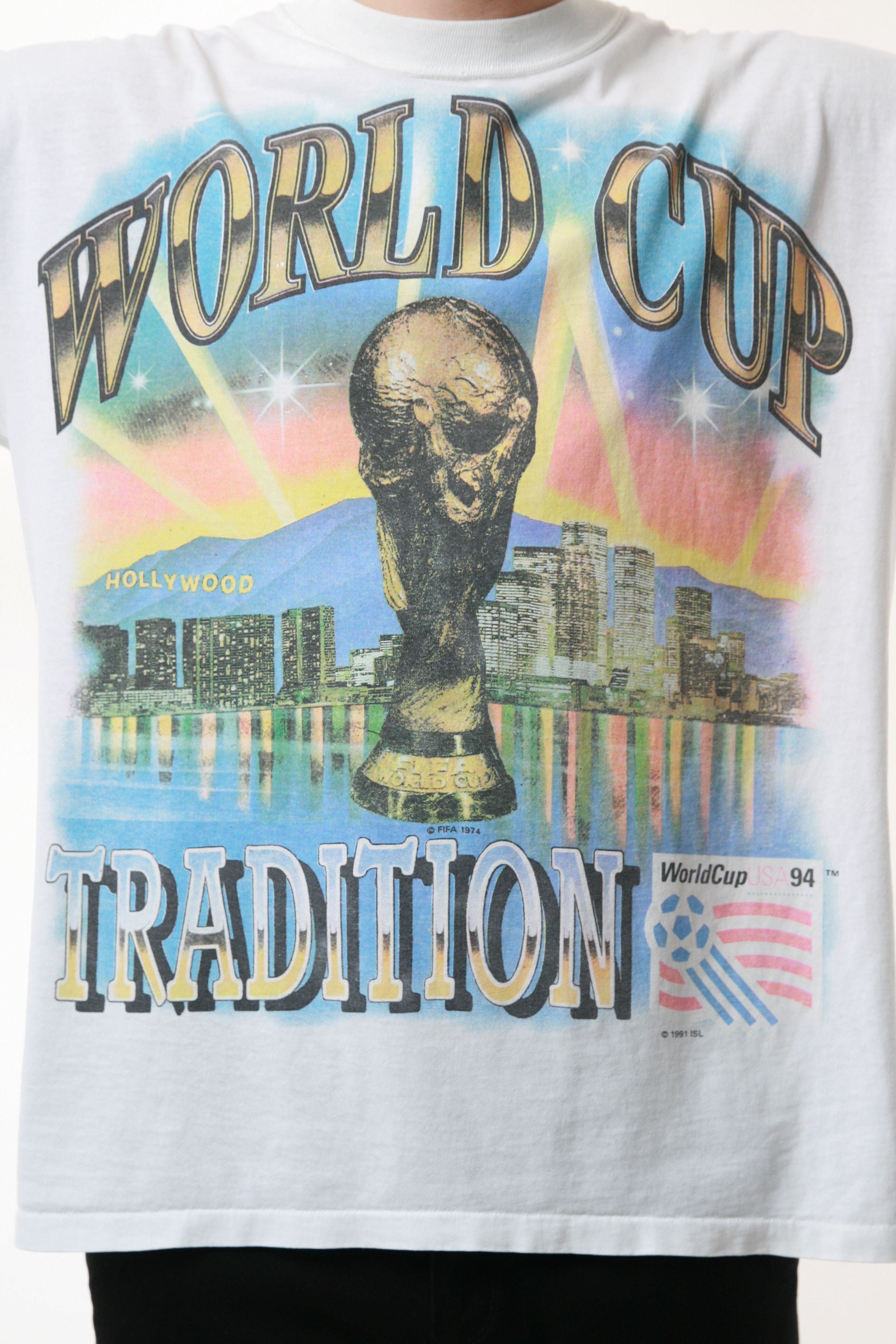 Other RARE 90s WORLD CUP USA94 Vintage Cotton T Size US L / EU 52-54 / 3 - 4 Thumbnail