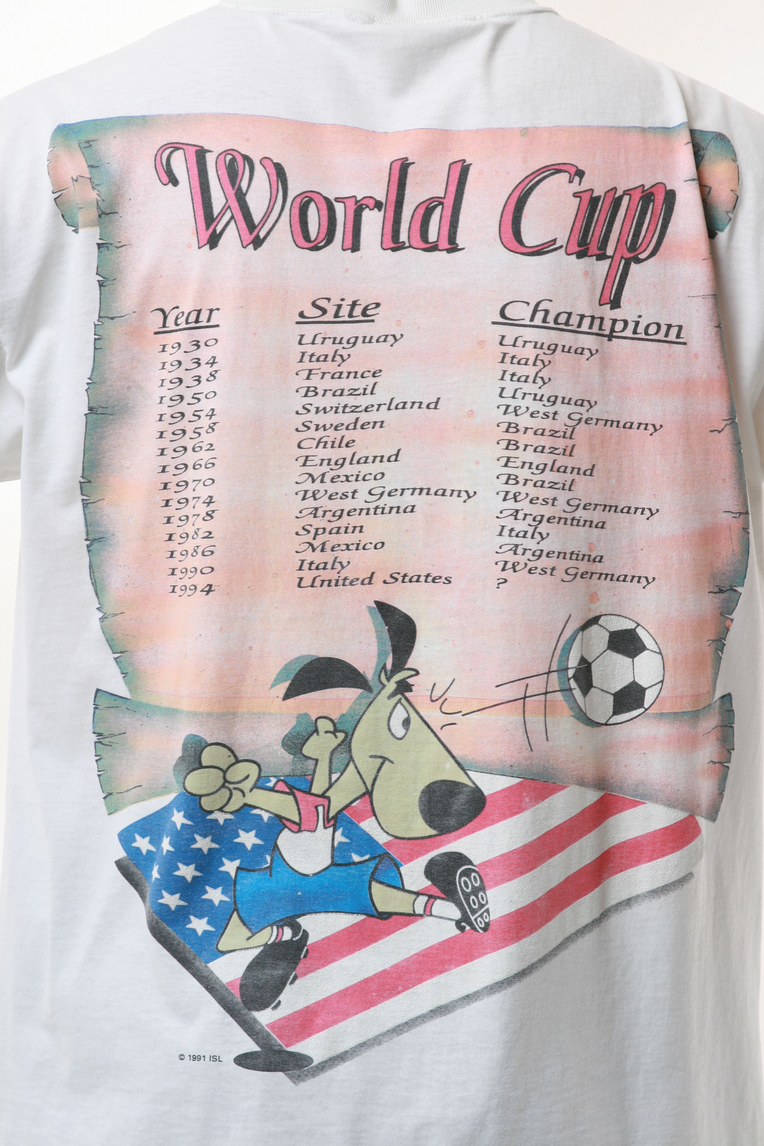 Other RARE 90s WORLD CUP USA94 Vintage Cotton T Size US L / EU 52-54 / 3 - 2 Thumbnail