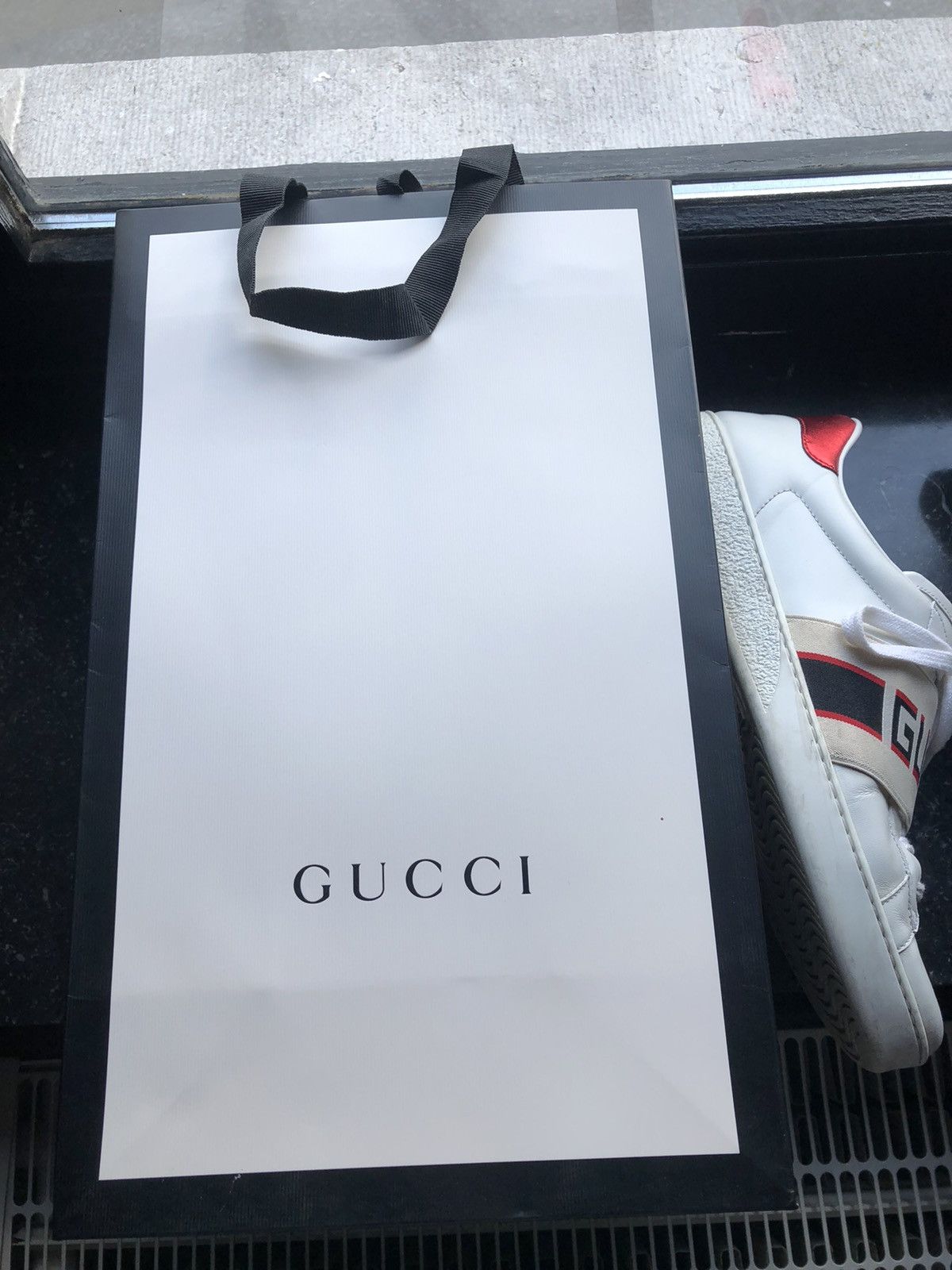 Gucci Gucci logo stripes sneakers Size US 10 / EU 43 - 10 Thumbnail