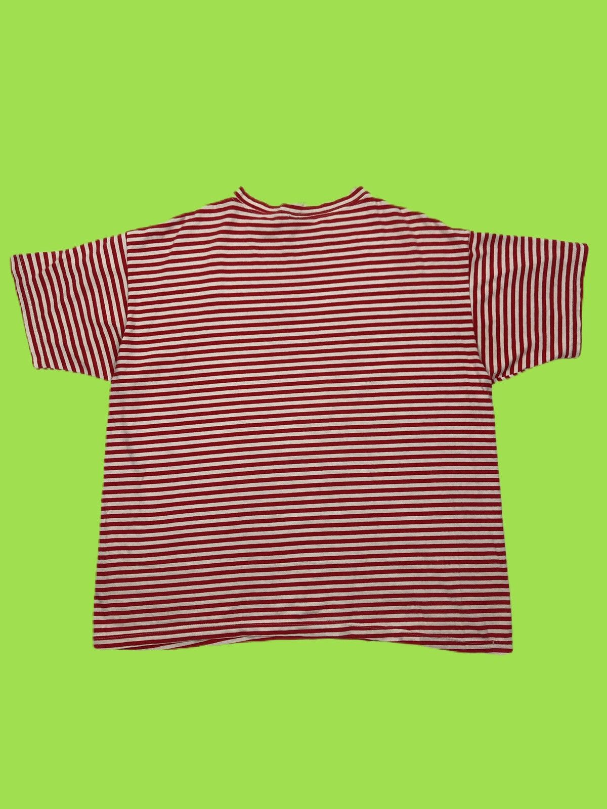 Guess × Vintage Vintage Guess jeans striped t shirt red Size US L / EU 52-54 / 3 - 2 Thumbnail