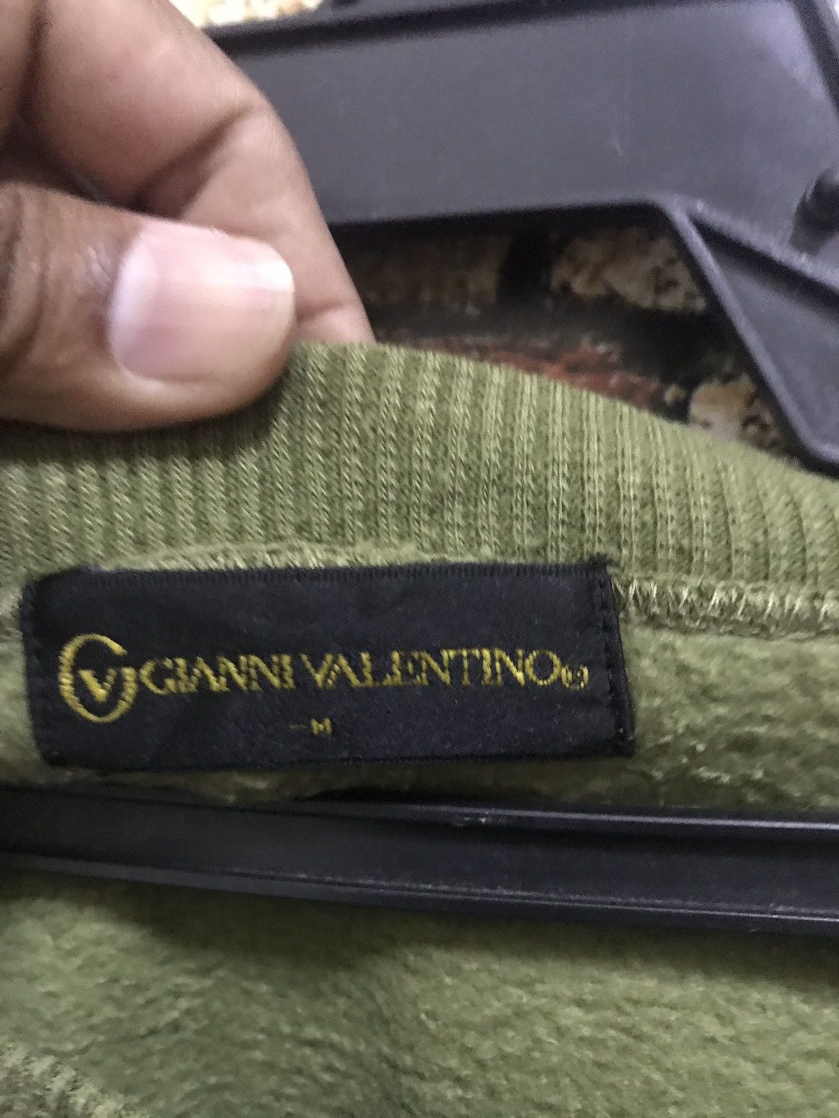 Gianni Valentino × Giovanni Valentino × Valentino Gianni Valentino Sweatshirt Jumper Spellout Logo Designer Size US M / EU 48-50 / 2 - 3 Thumbnail