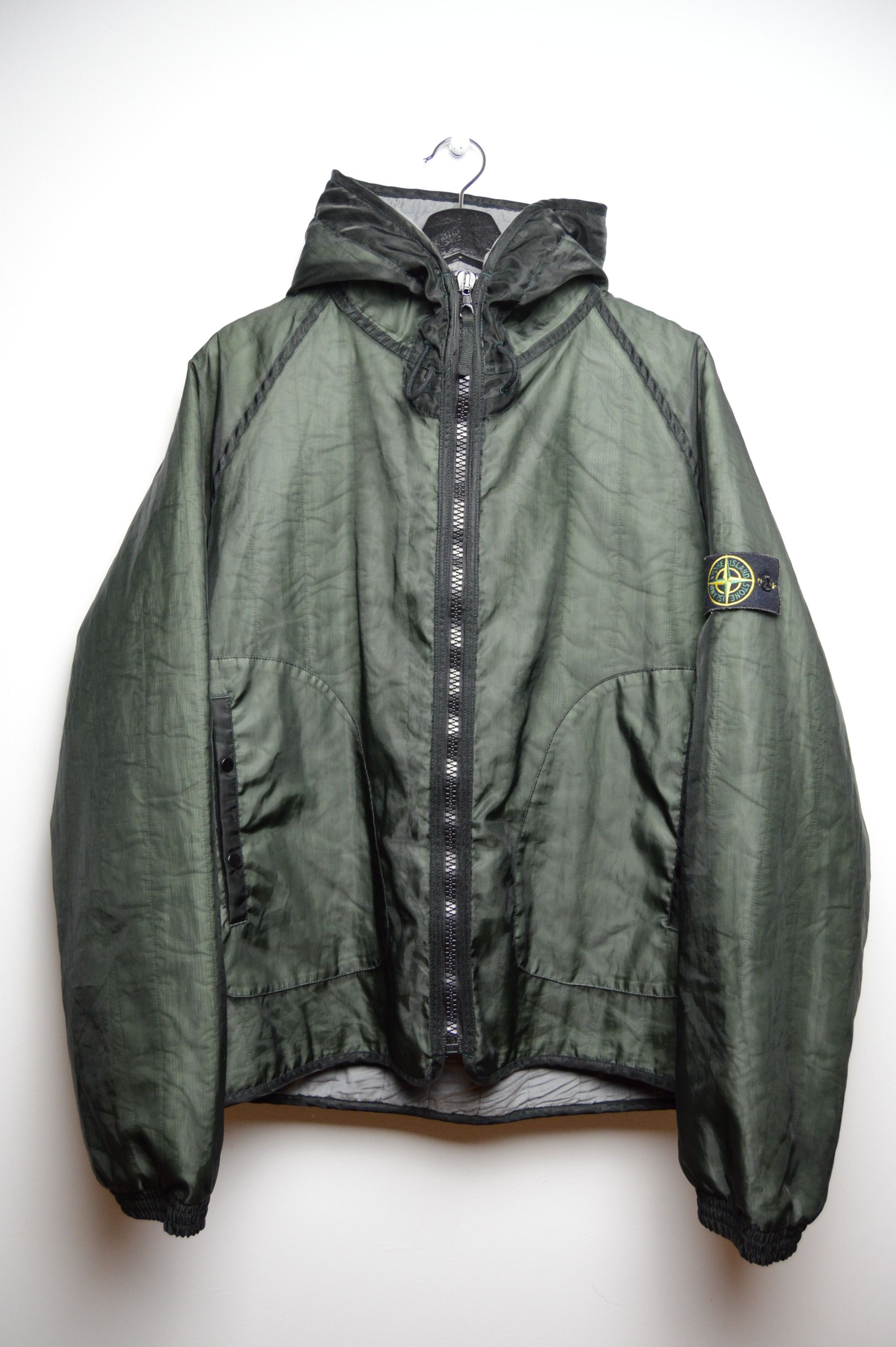 Stone Island rare archival monofilament jacket | Grailed