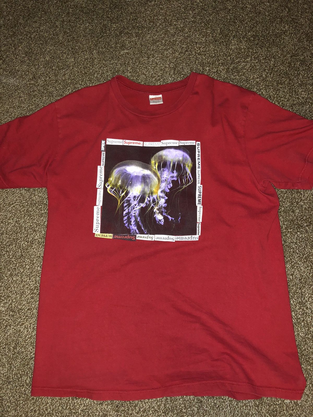 Supreme jellyfish tee red hotsell