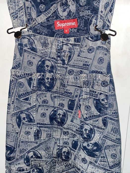 Supreme hotsell money overalls