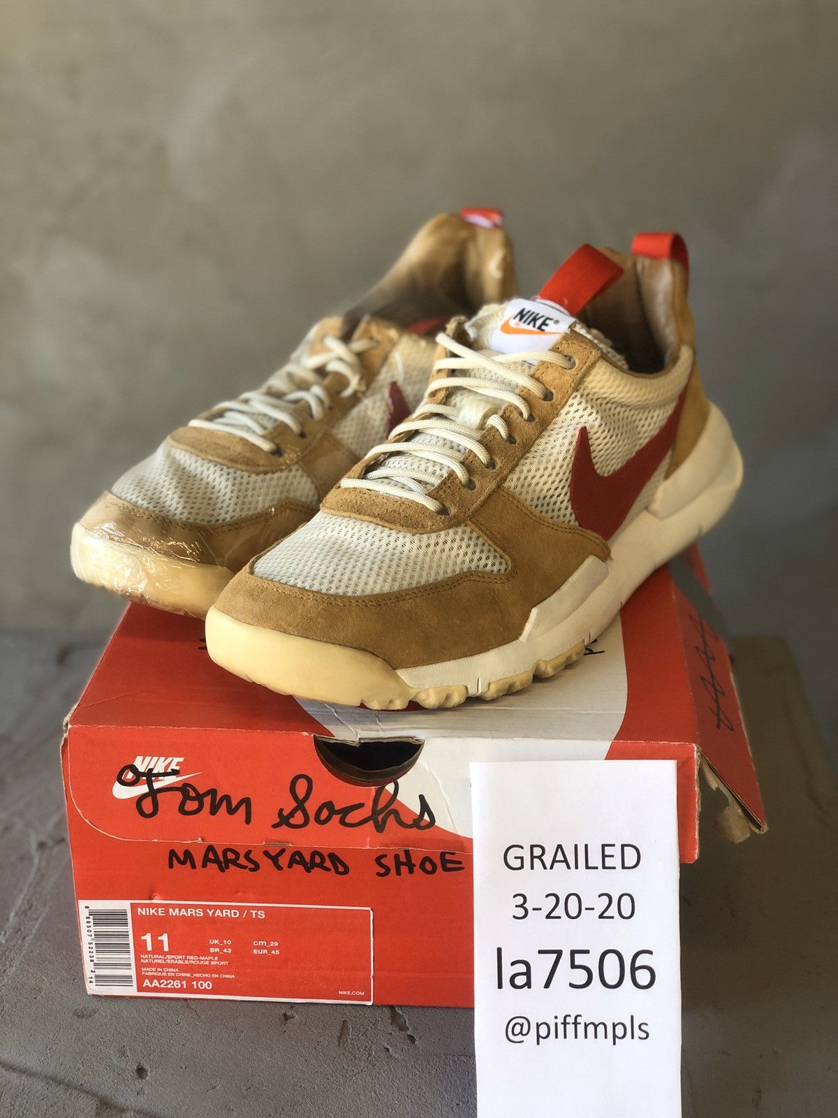 Nike Tom Sachs x NikeCraft Mars Yard 2.0 NASA 2017 Grailed