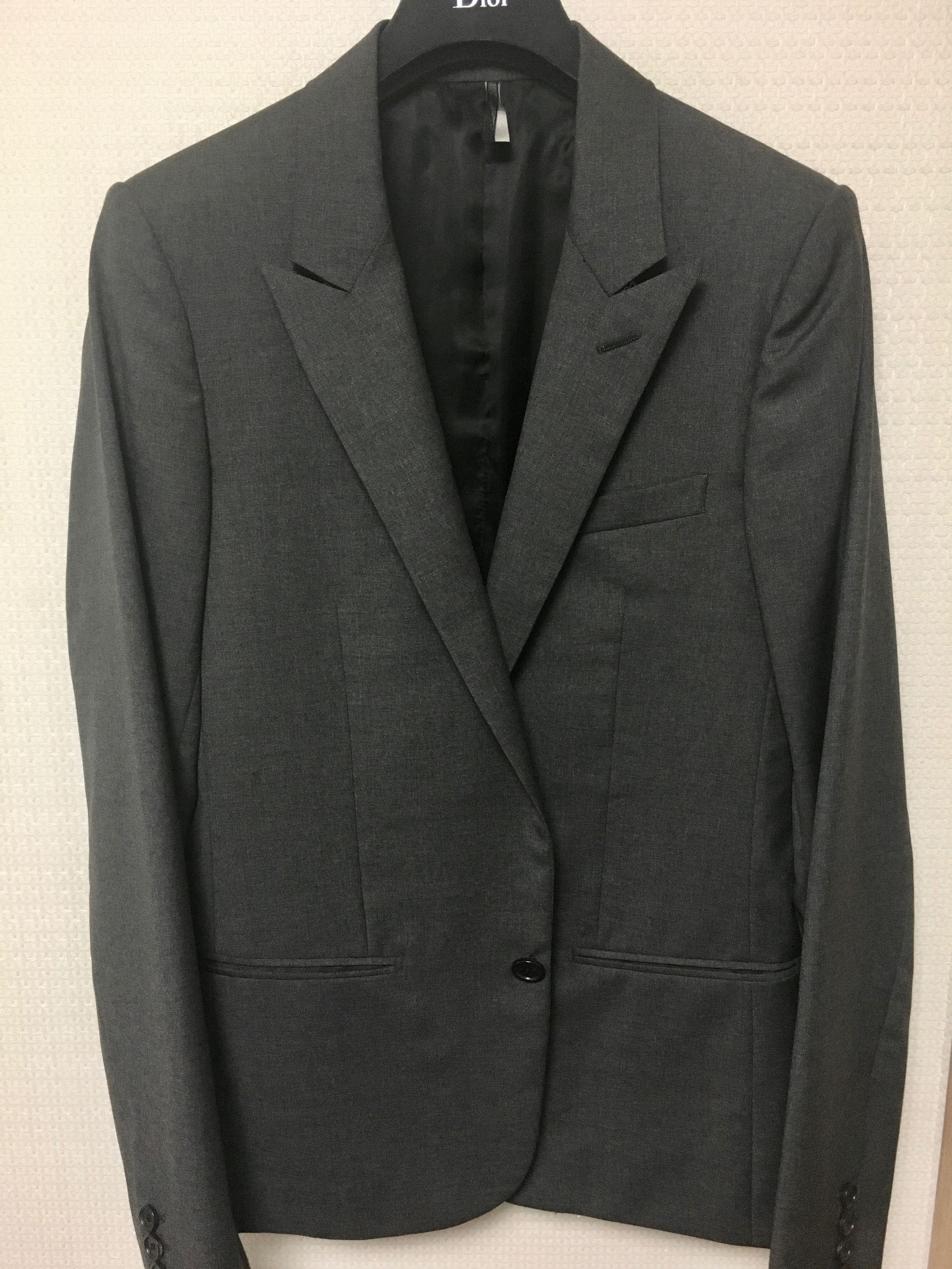 Dior Dior Homme FW07 one button peak lapel blazer | Grailed