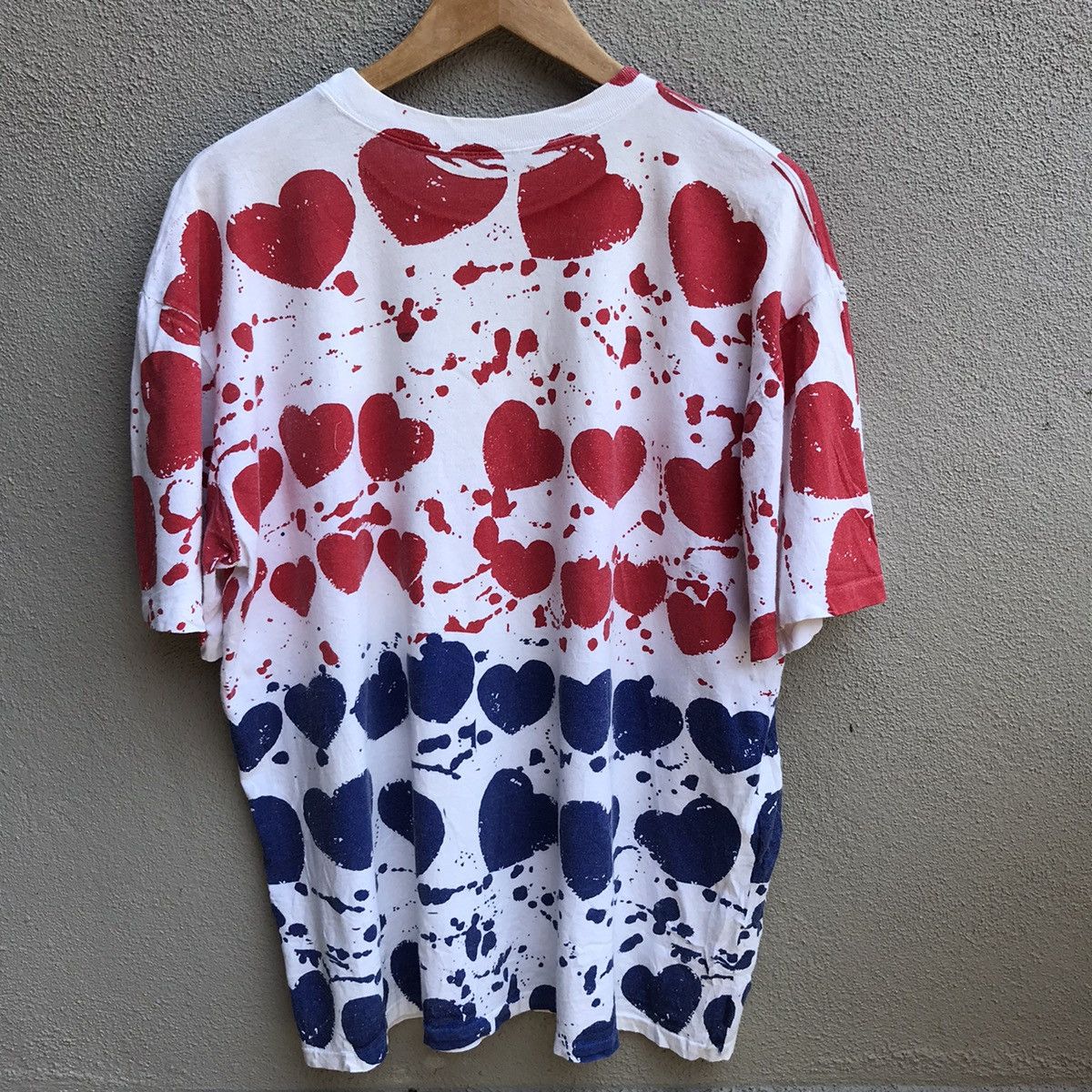 Vintage Vintage LOVE heart shape box all over print tee Size US XL / EU 56 / 4 - 3 Thumbnail