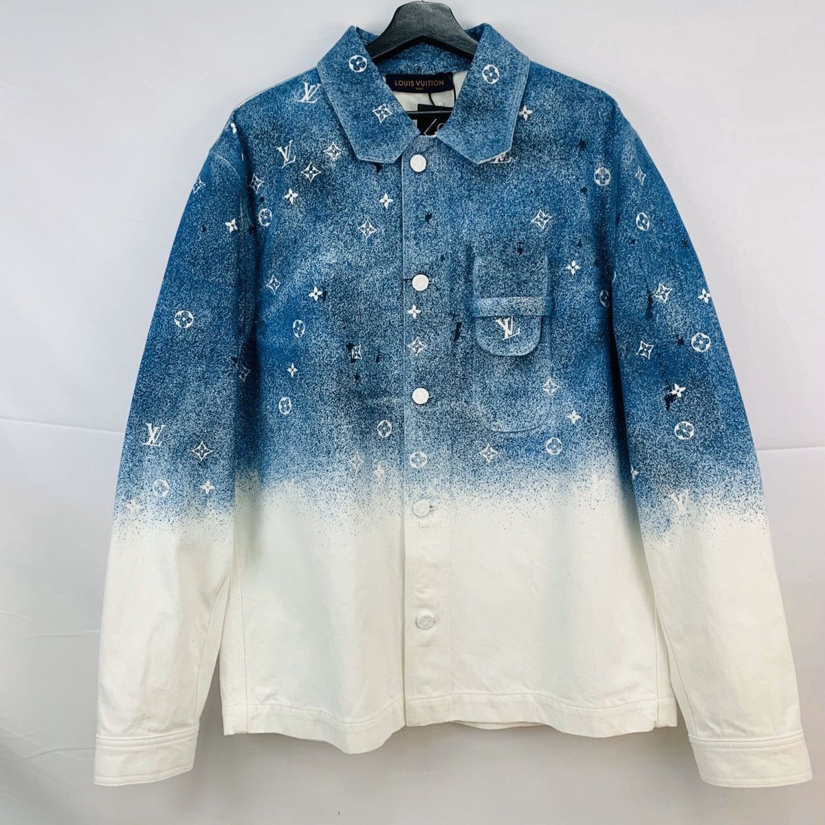 Louis Vuitton Louis Vuitton Gradient Denim Workwear Shirt | Grailed