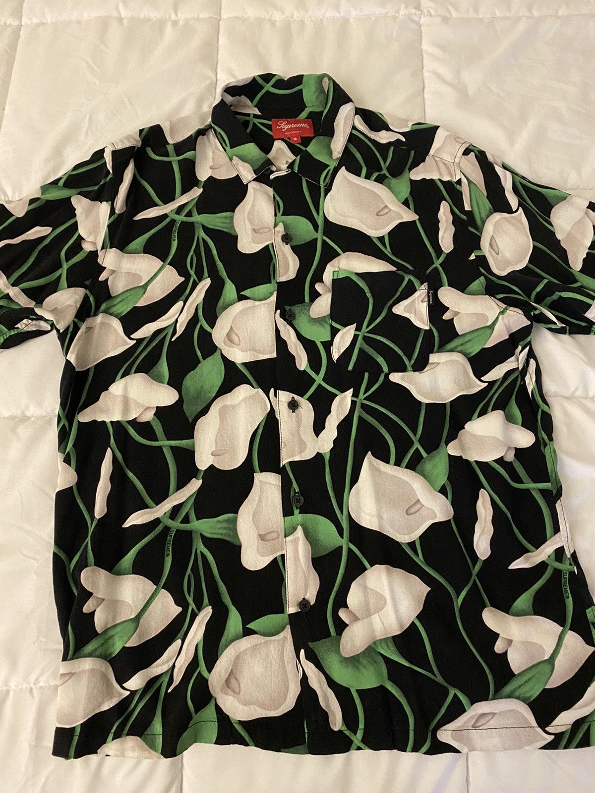 Supreme Supreme Lily Rayon Shirt Grailed