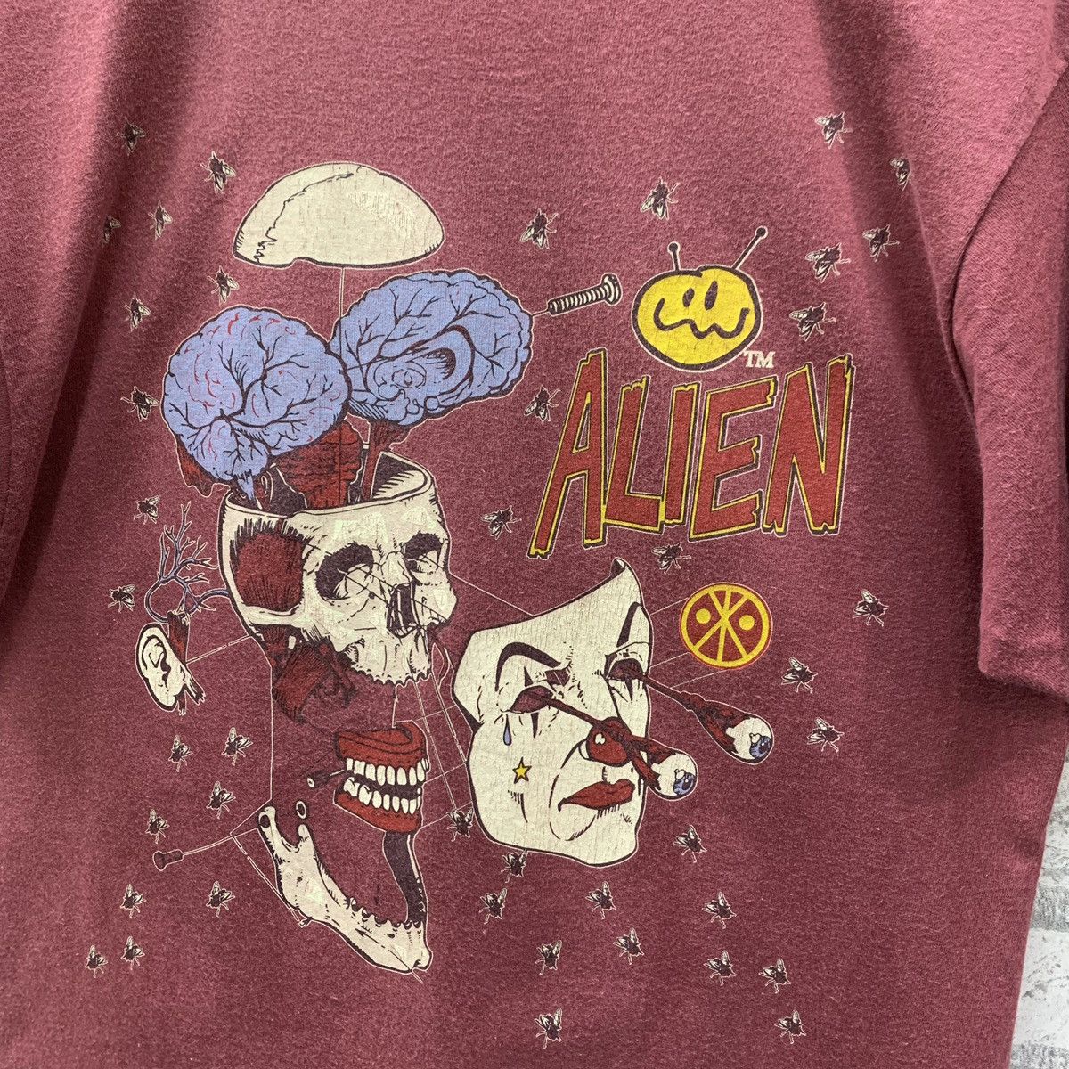 Vintage Vintage 90’s Alien Skateboards T-shirts Size US M / EU 48-50 / 2 - 6 Thumbnail