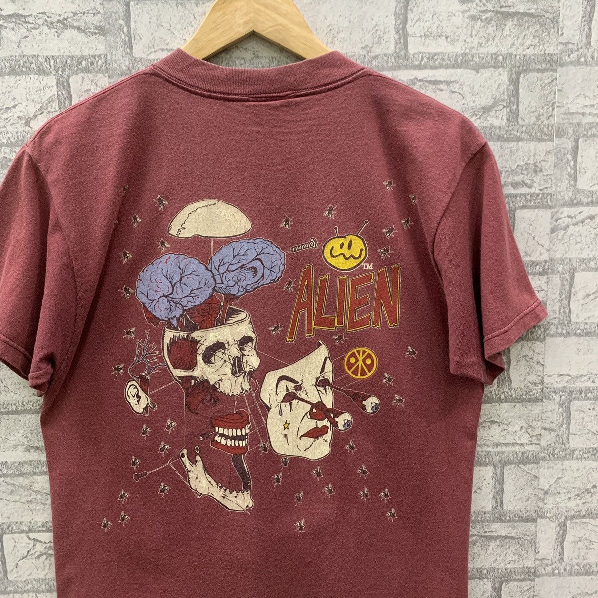 Vintage Vintage 90’s Alien Skateboards T-shirts Size US M / EU 48-50 / 2 - 5 Thumbnail