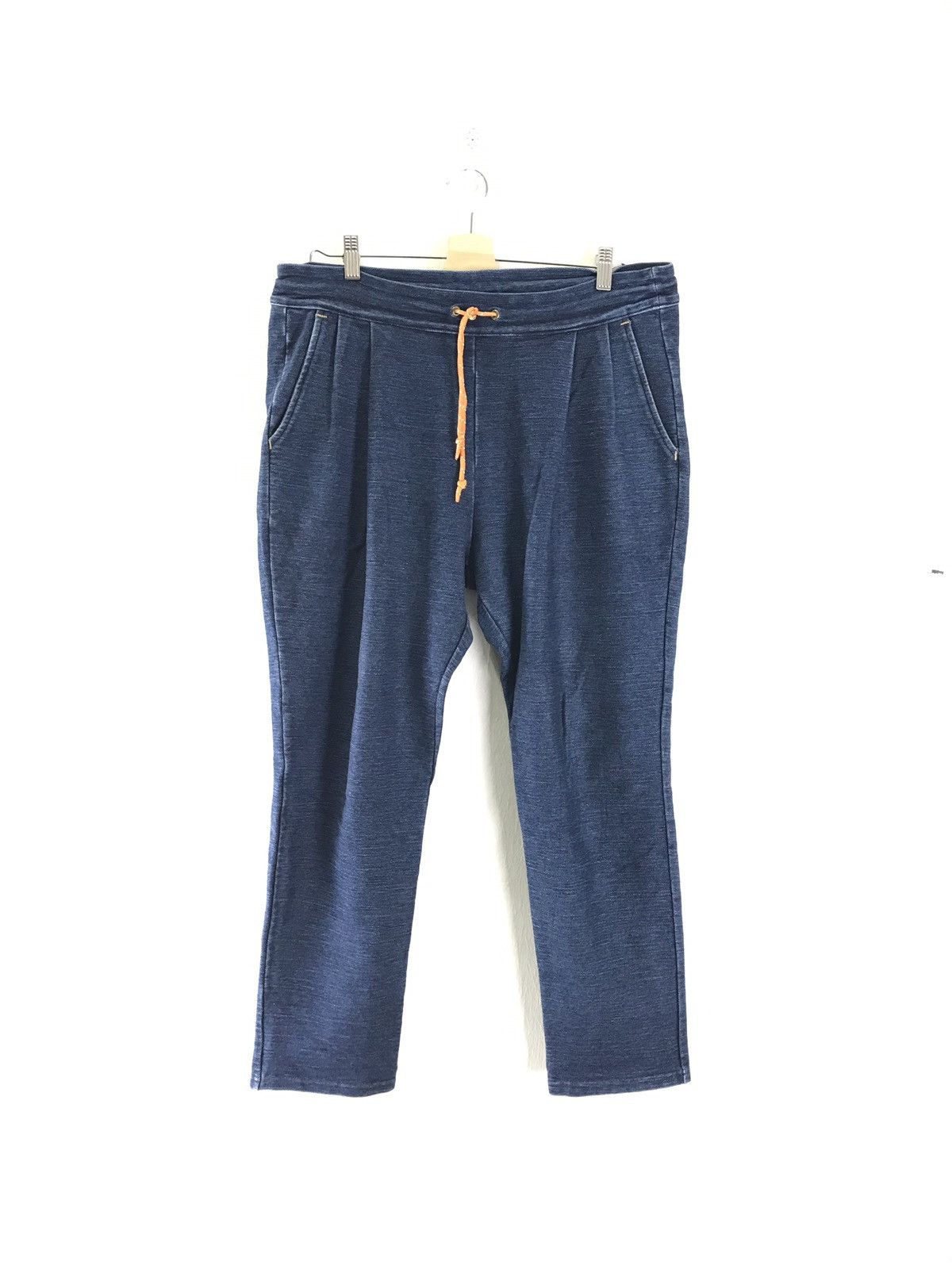 Orslow Indigo Denim Easy Pant Size US 33 - 2 Thumbnail