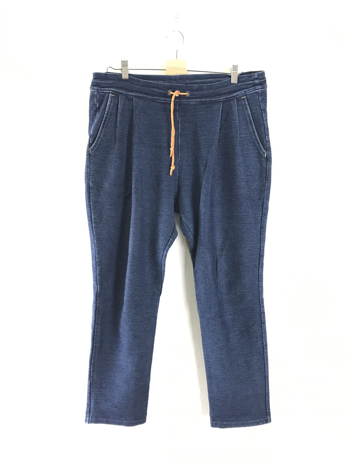 Orslow Indigo Denim Easy Pant Size US 33 - 1 Thumbnail