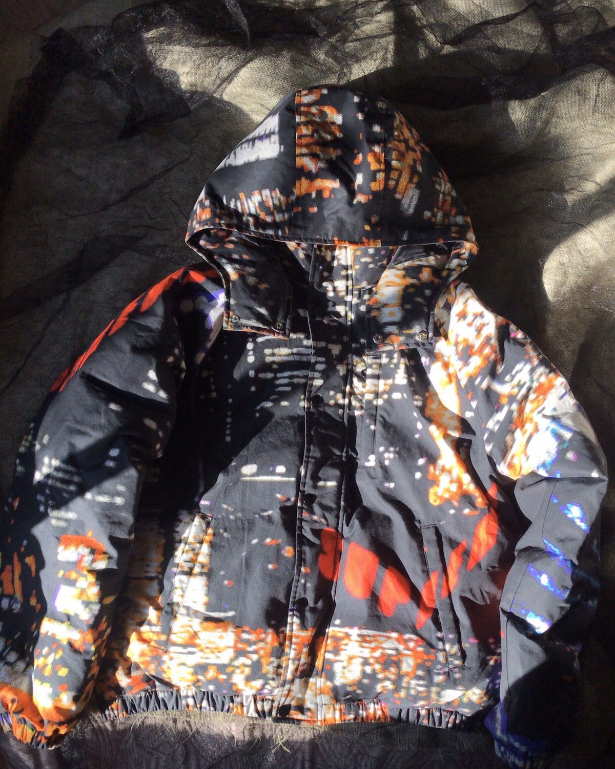 Supreme City Lights Puffy Jacket | Grailed