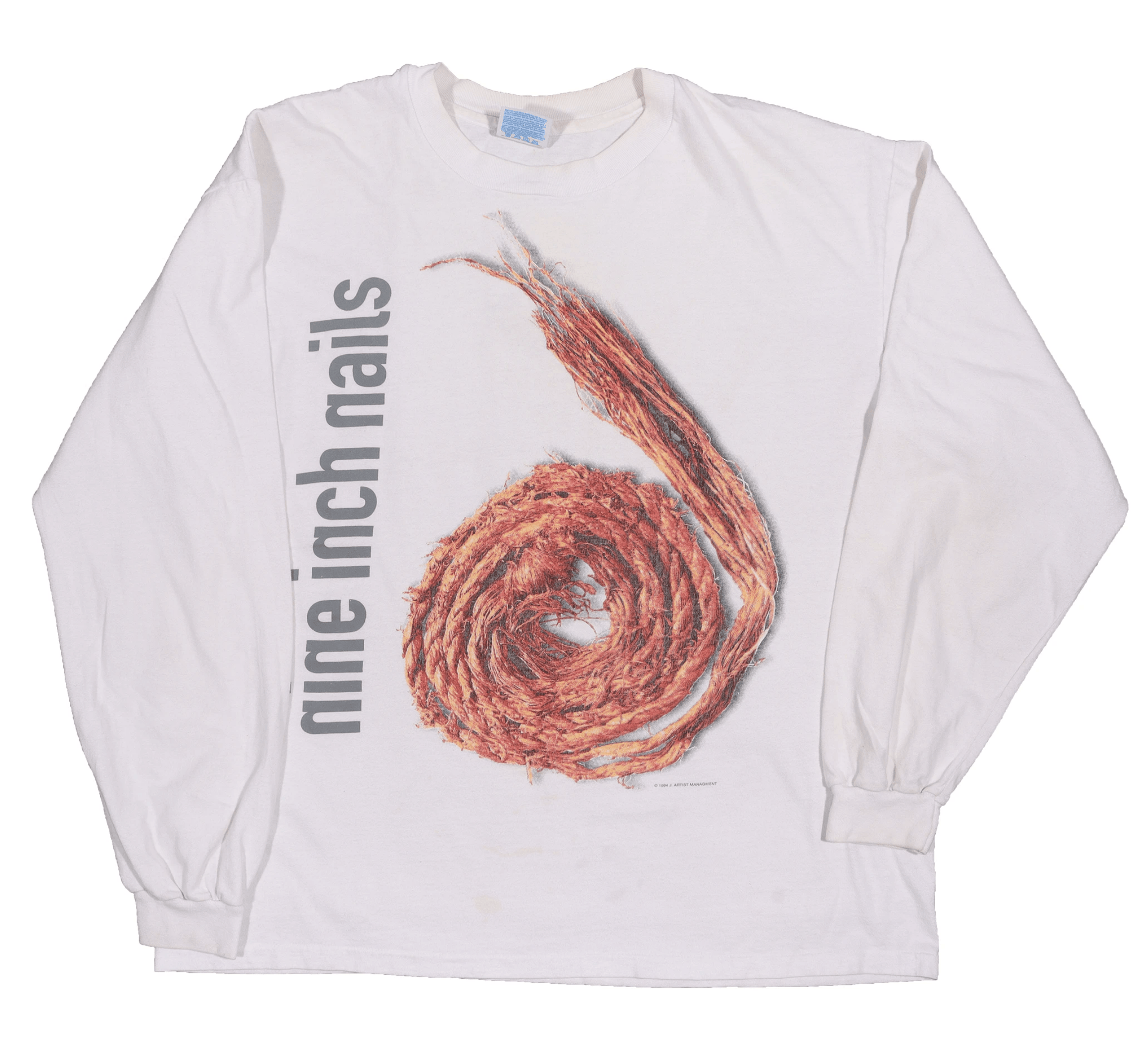Vintage VINTAGE NINE INCH NAILS LONG SLEEVE T-SHIRT Size US XL / EU 56 / 4 - 1 Thumbnail