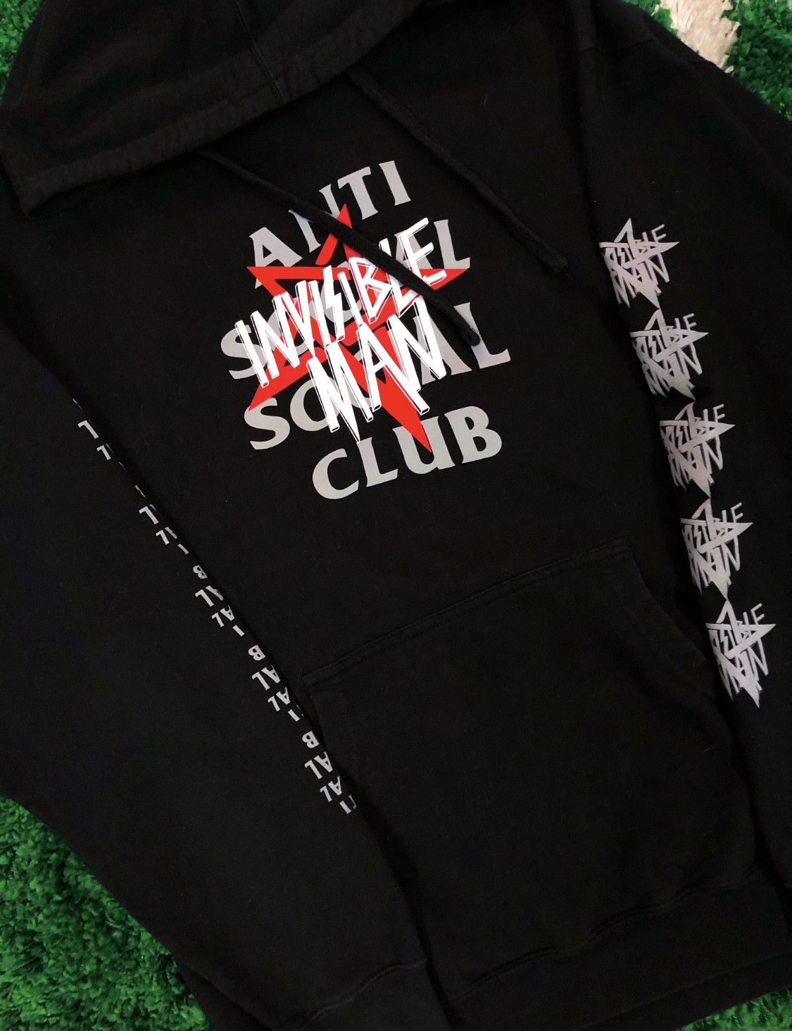 Anti Social Social Club Anti social social club x invisible man hoodie Grailed