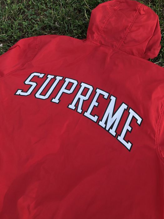 Supreme x champion hot sale half zip windbreaker