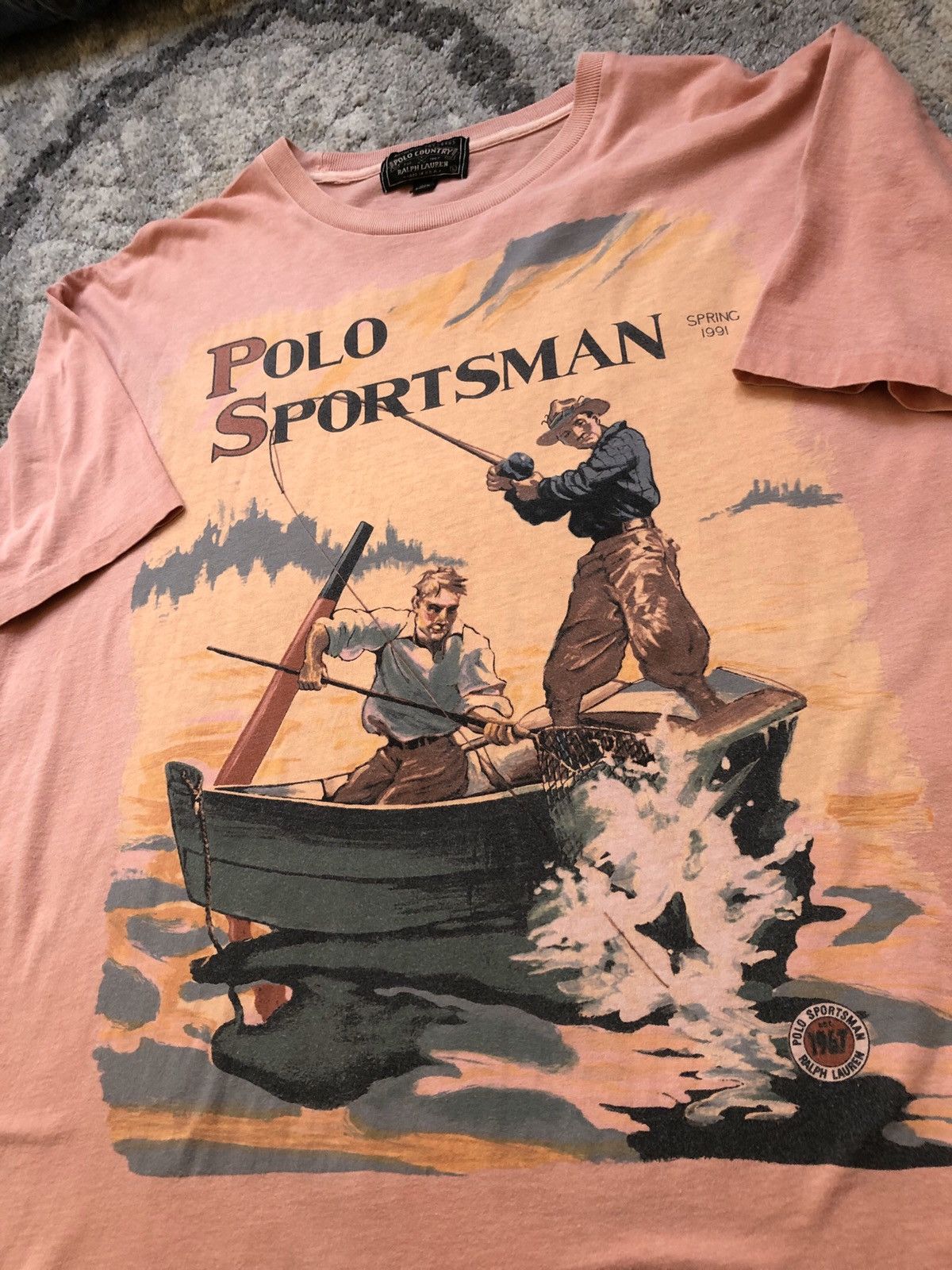 Polo Ralph Lauren 1991 polo country polo sportsman stadium tee Grailed