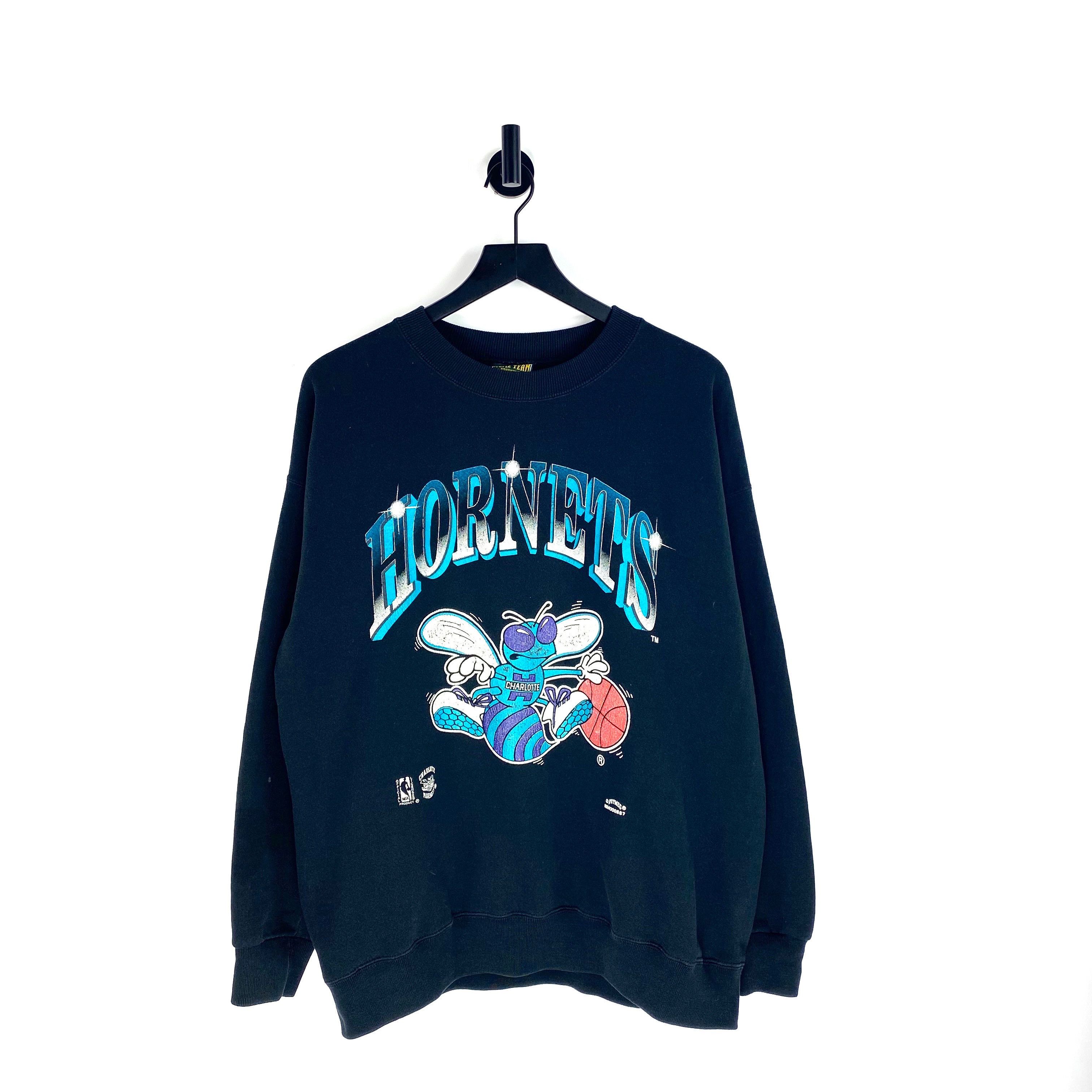 Vintage 90s Charlotte Hornets Sweatshirt Crewneck XL