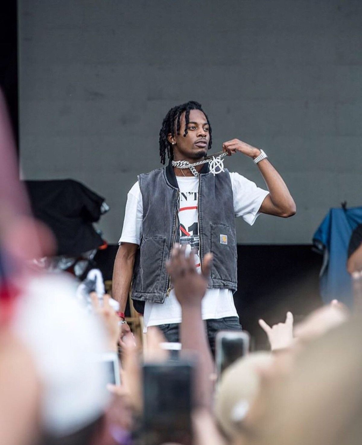 Carhartt × Playboi Carti × Vintage Carhartt grey vest (AS