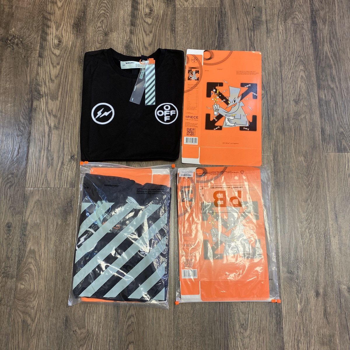 Fragment Design Off White Off white fragment tee with cereal box Grailed