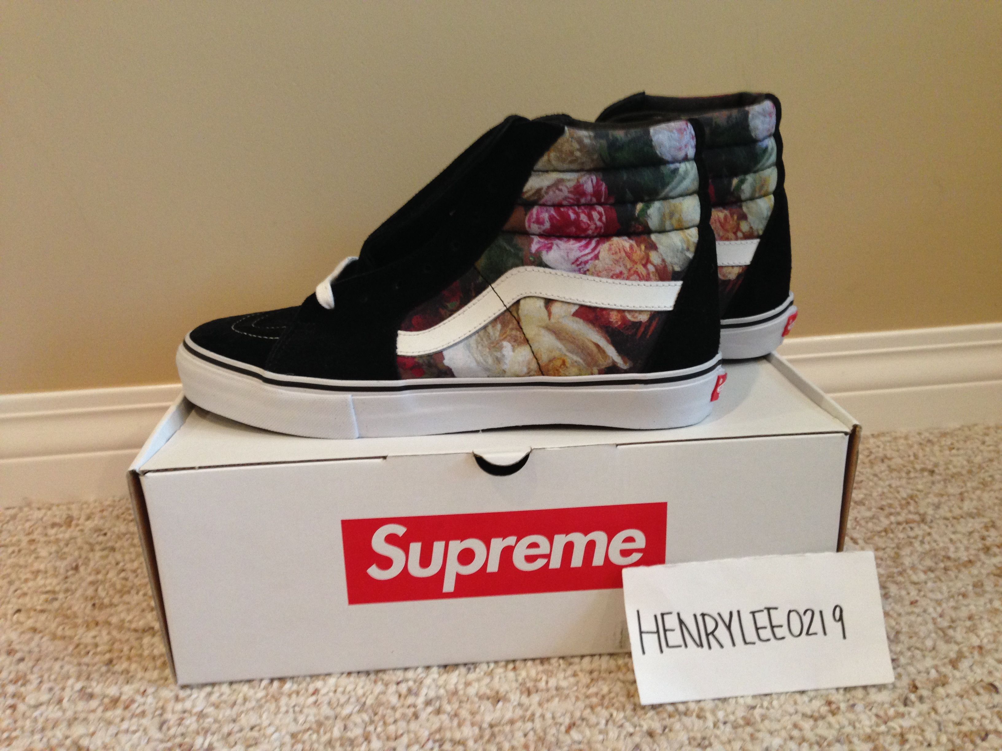 Supreme x vans sk8-hi floral sales