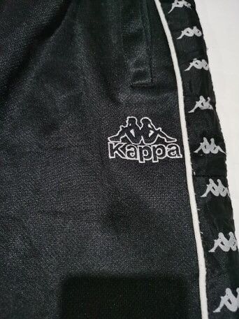 Kappa KAPPA SIDE TAPE LOGO CASUAL STYLE BLACK TRACK PANTS Size US 33 - 5 Thumbnail