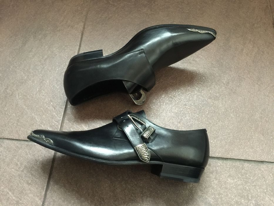 Saint Laurent Paris Duckies 25 monkstrap boots | Grailed