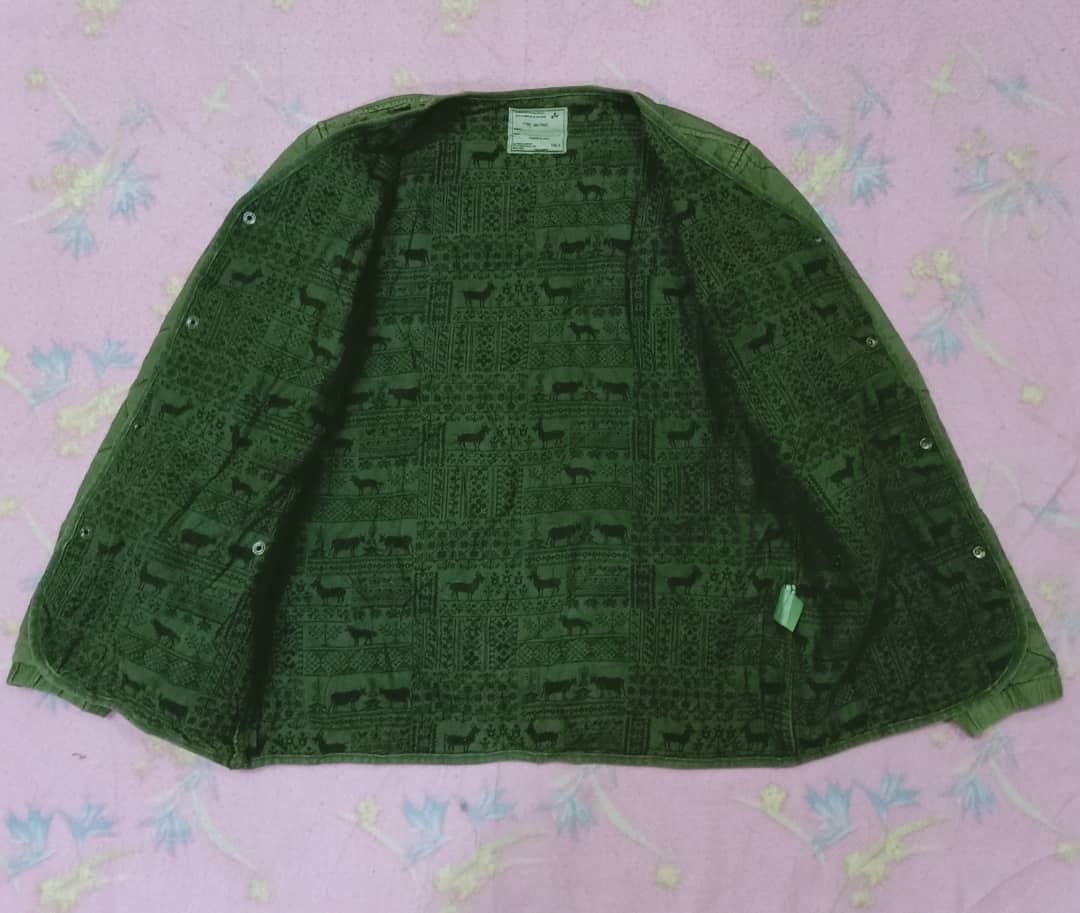 GRN Rare !!GRN Military Type Quilted Jacket Size US M / EU 48-50 / 2 - 2 Thumbnail