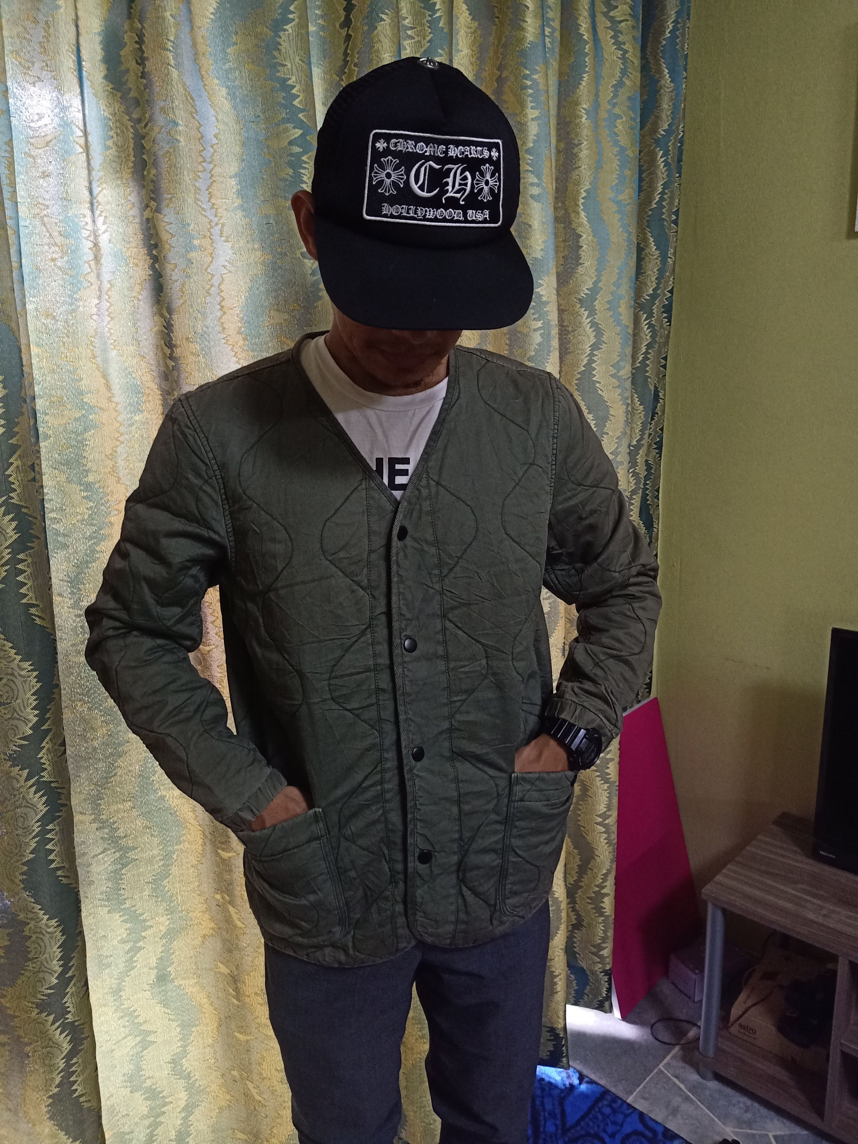 GRN Rare !!GRN Military Type Quilted Jacket Size US M / EU 48-50 / 2 - 11 Thumbnail