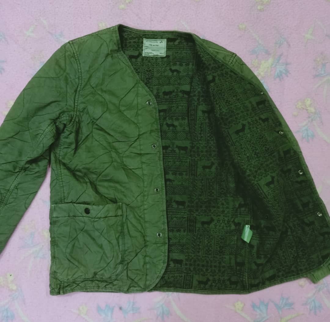 GRN Rare !!GRN Military Type Quilted Jacket Size US M / EU 48-50 / 2 - 9 Thumbnail
