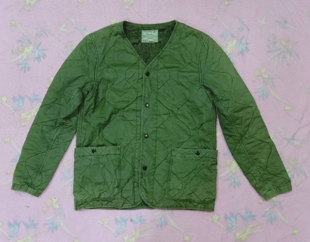 GRN Rare !!GRN Military Type Quilted Jacket Size US M / EU 48-50 / 2 - 1 Thumbnail