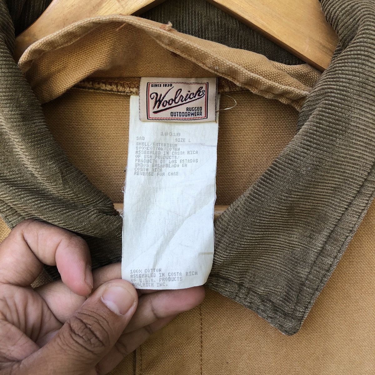 Woolrich Woolen Mills VINTAGE WOOLRICH DUCK CANVAS DENIM CHORE JACKET Size US M / EU 48-50 / 2 - 4 Thumbnail
