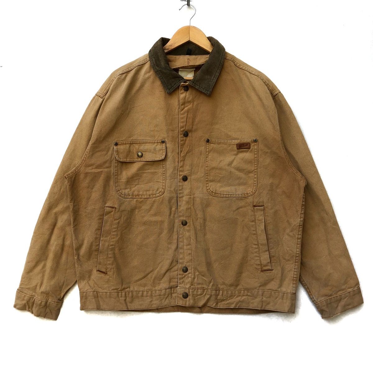 Woolrich Woolen Mills VINTAGE WOOLRICH DUCK CANVAS DENIM CHORE JACKET Size US M / EU 48-50 / 2 - 1 Thumbnail