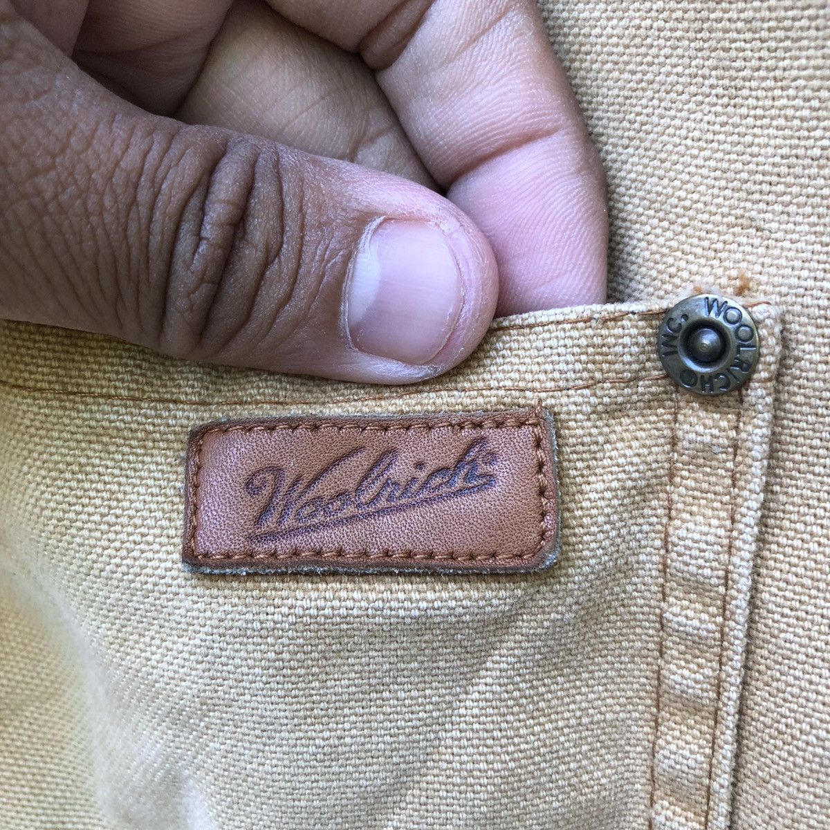 Woolrich Woolen Mills VINTAGE WOOLRICH DUCK CANVAS DENIM CHORE JACKET Size US M / EU 48-50 / 2 - 8 Thumbnail