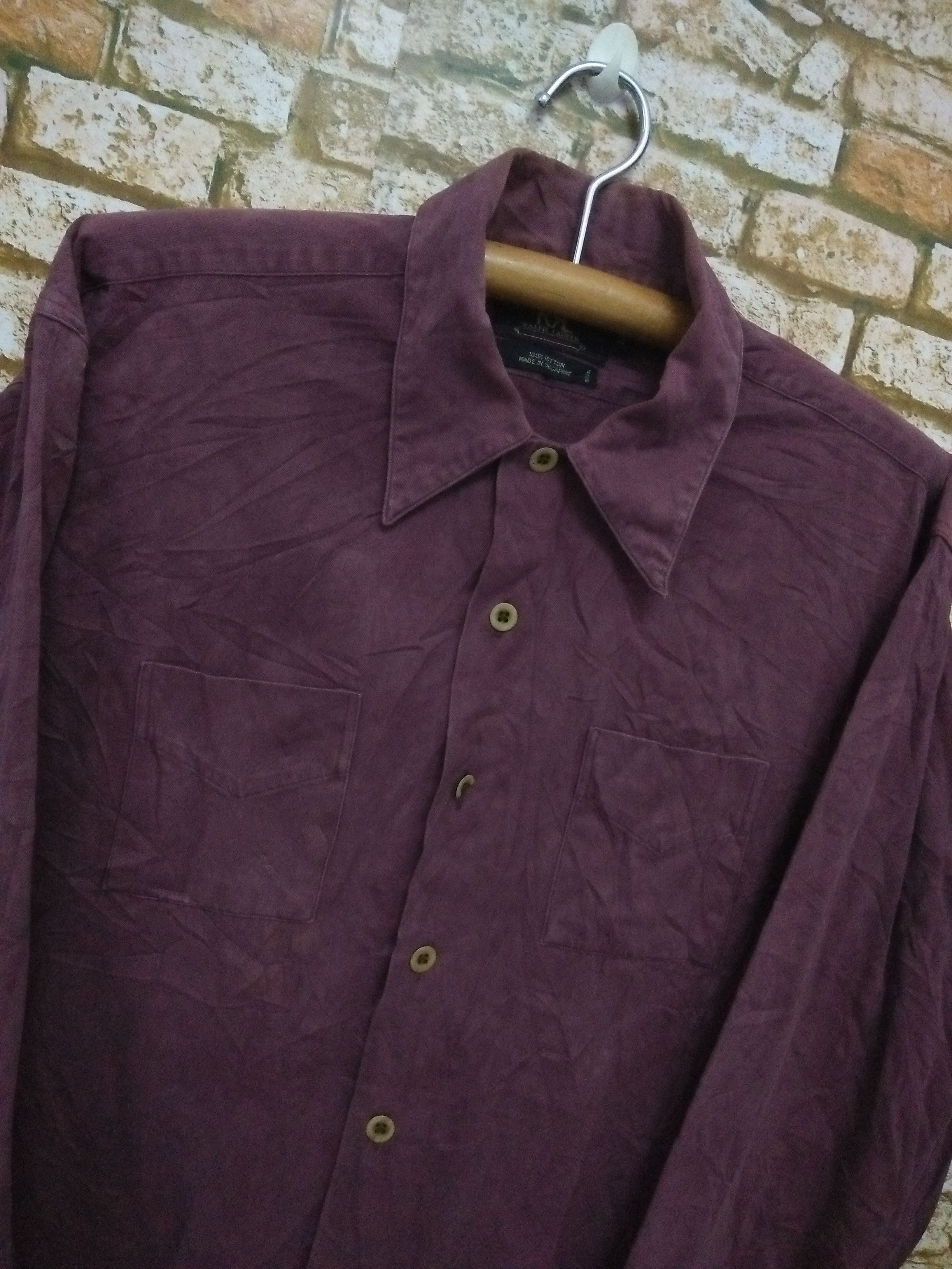 RRL Ralph Lauren 90s RRL RALPH LAUREN Trucker FLANNEL SHIRT (B172) Size US M / EU 48-50 / 2 - 2 Thumbnail