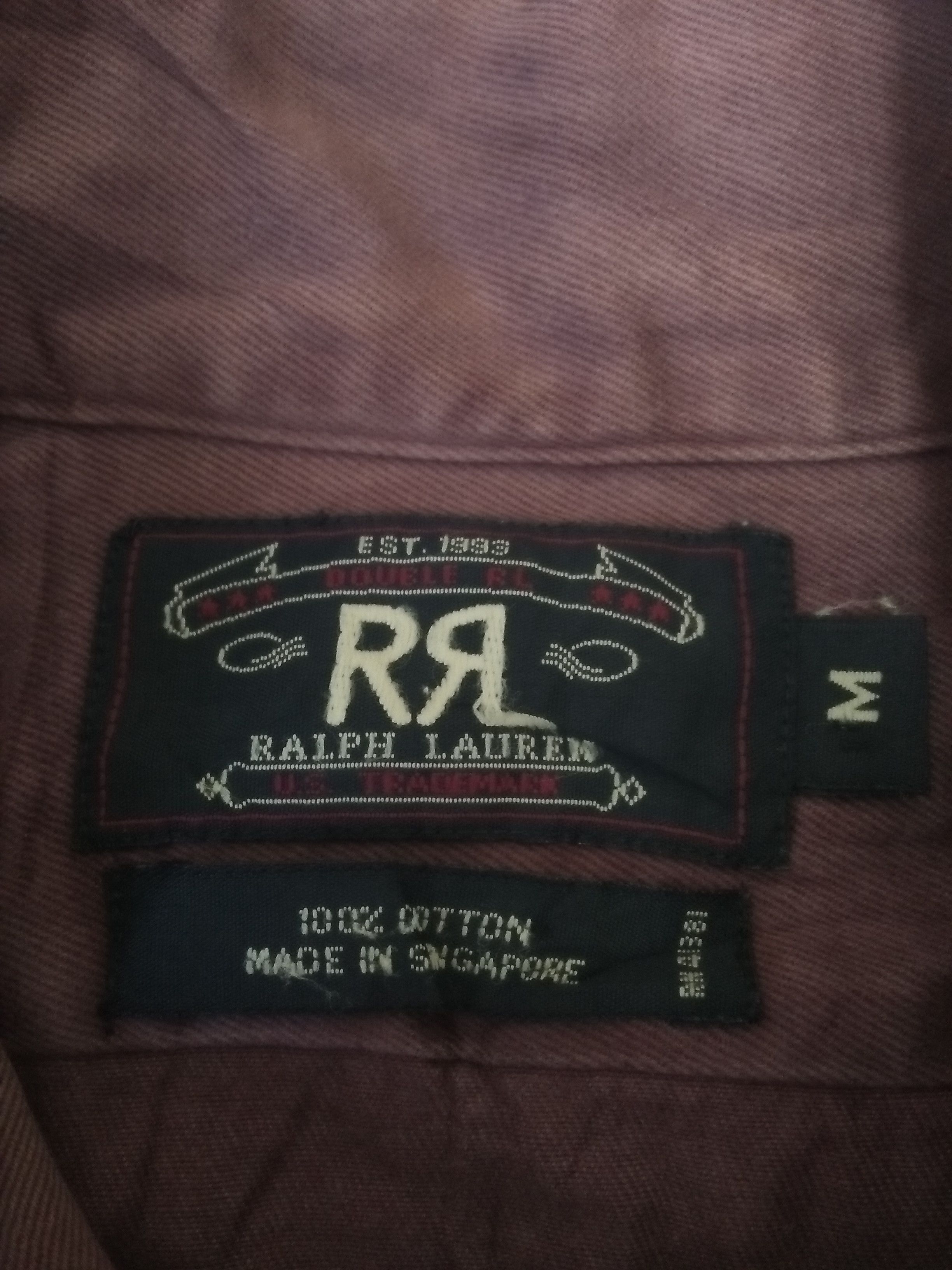 RRL Ralph Lauren 90s RRL RALPH LAUREN Trucker FLANNEL SHIRT (B172) Size US M / EU 48-50 / 2 - 5 Thumbnail