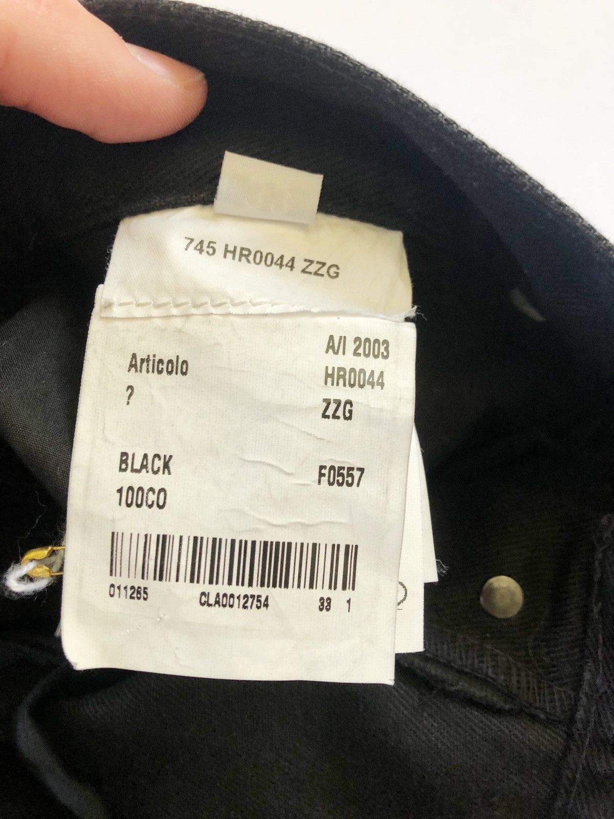 Helmut Lang AW 03 Helmut Lang PRESS SAMPLE Bondage Denim Size US 33 - 6 Thumbnail