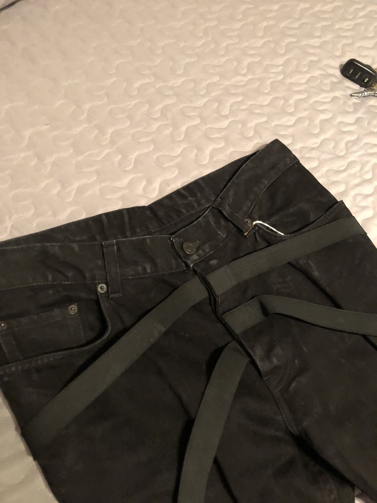 Helmut Lang AW 03 Helmut Lang PRESS SAMPLE Bondage Denim Size US 33 - 11 Thumbnail