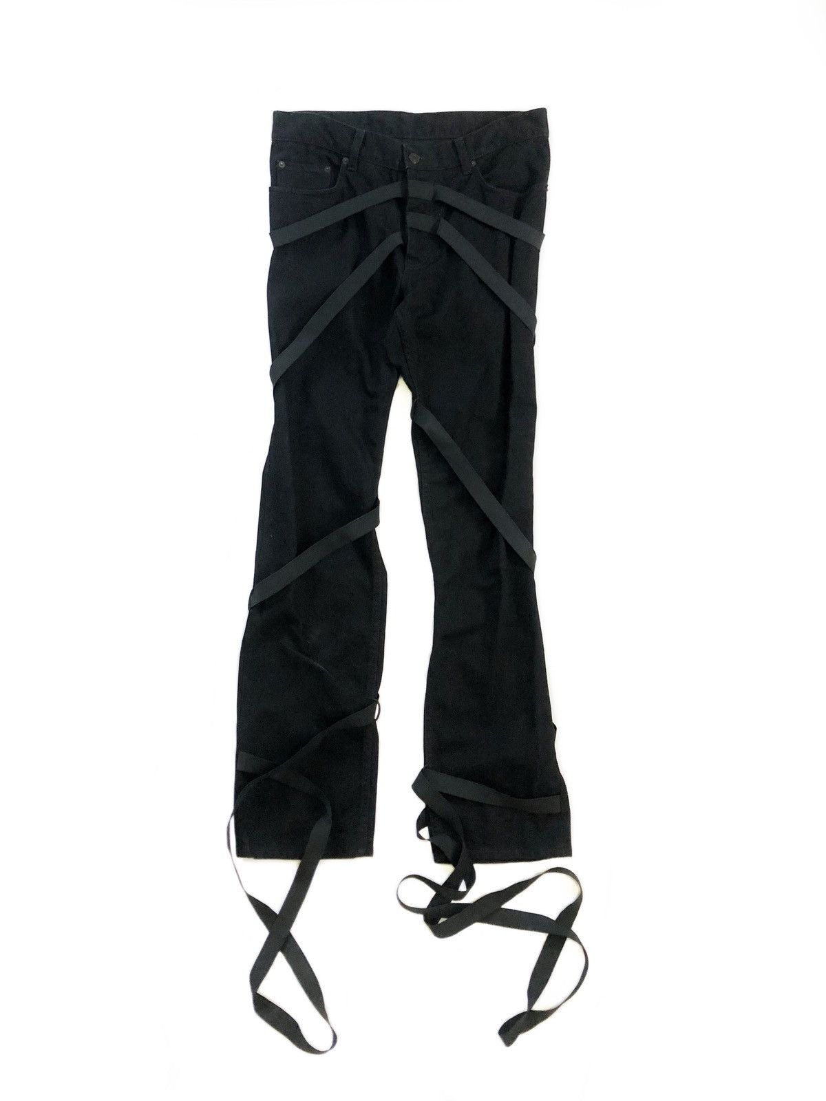Helmut Lang Helmut Lang S/S 1999 Bondage Strap Pants | Grailed