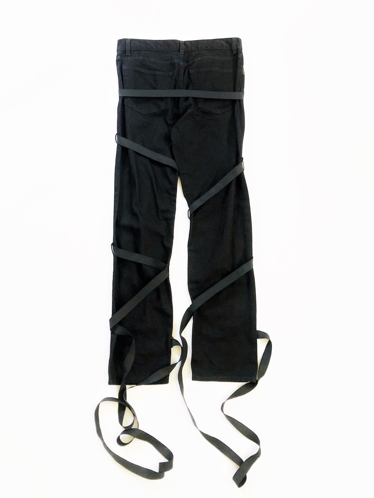 Helmut Lang AW 03 Helmut Lang PRESS SAMPLE Bondage Denim Size US 33 - 2 Thumbnail